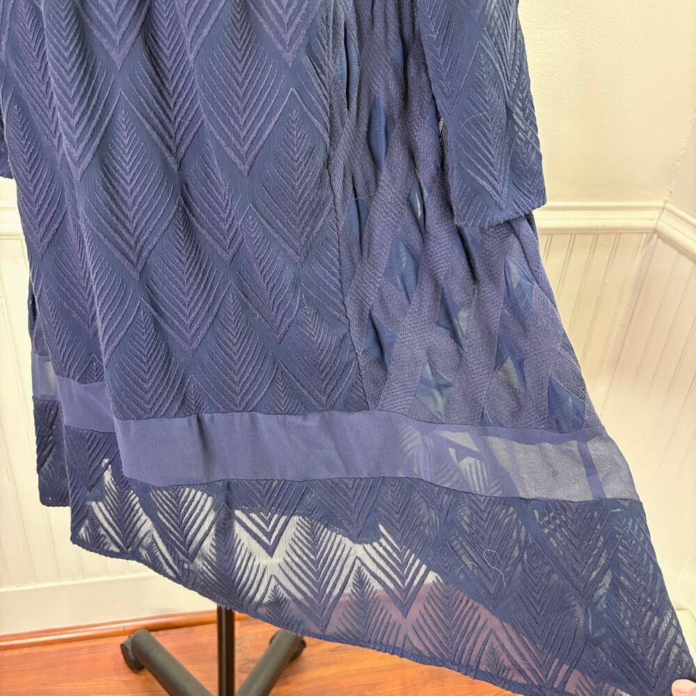 Holding Horses Size S‎ Augusta Swing Dress Crochet Lace Navy Cottagecore Boho - Picture 6 of 12